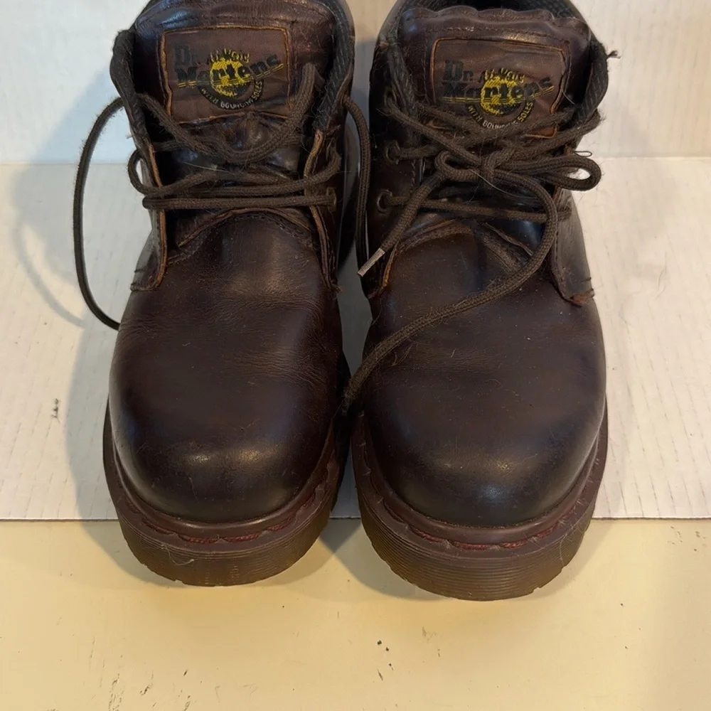 Dr. Martens Brown Leather Chukka Boots with Chunky Sole ( sz 5)
